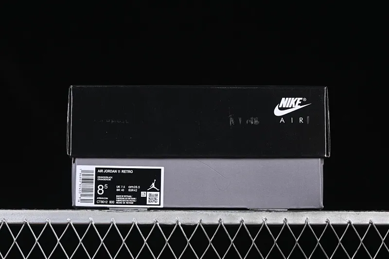 All categories Air Jordan Jordan series basketball shoes Air Jordan 11 Air Jordan 11 Retro AJ11 Joe 11 black orange high-top basketball shoes CT8012-800